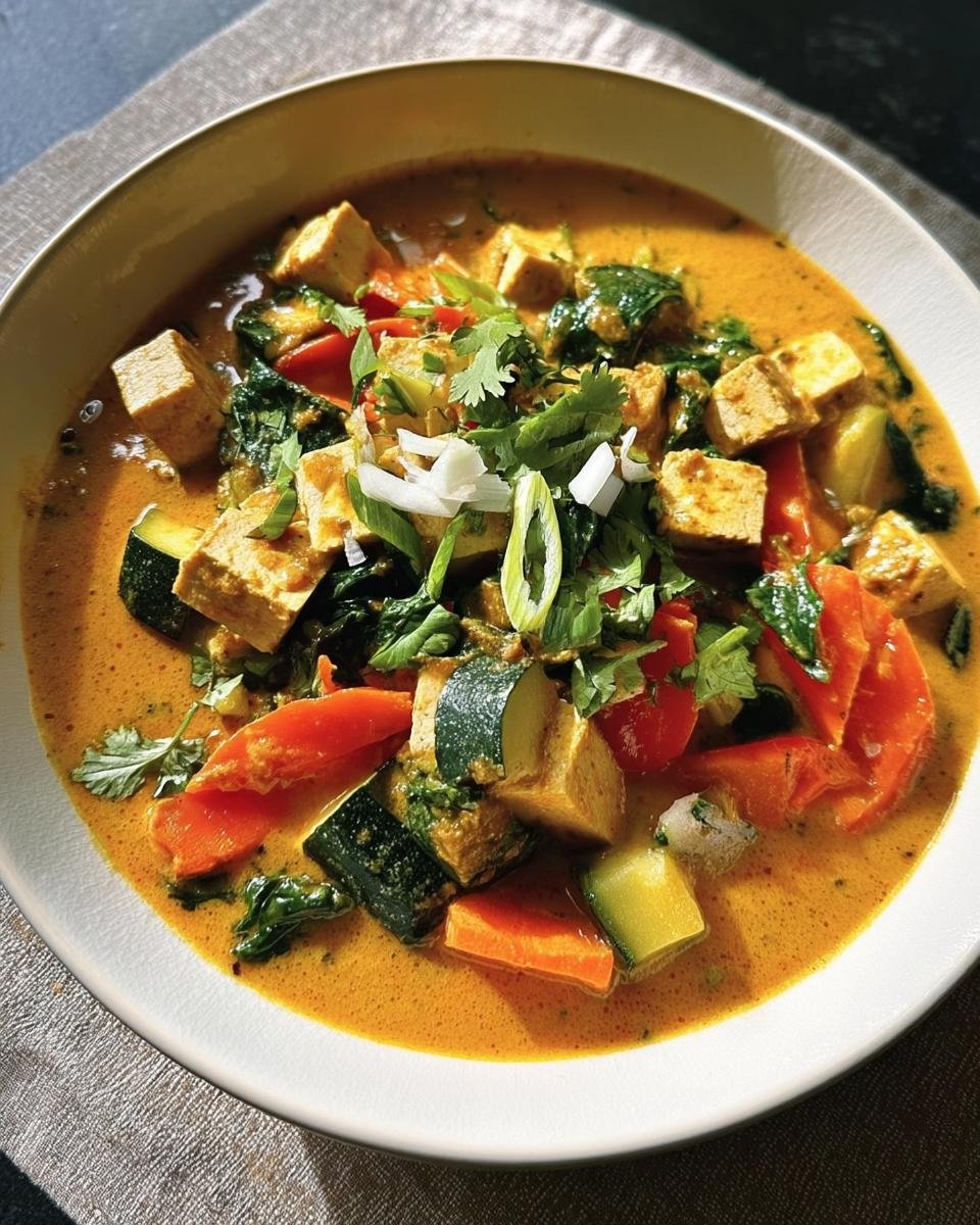 Vibrant bowl of tofu and vegetable curry, a perfect example of Clean Eating Dinner Recipes Made Easy.
