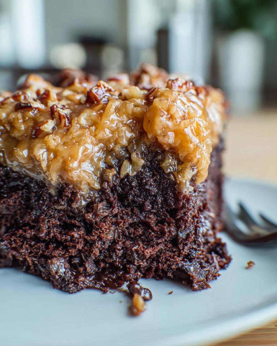 Easy German Chocolate Poke Cake - Other 2